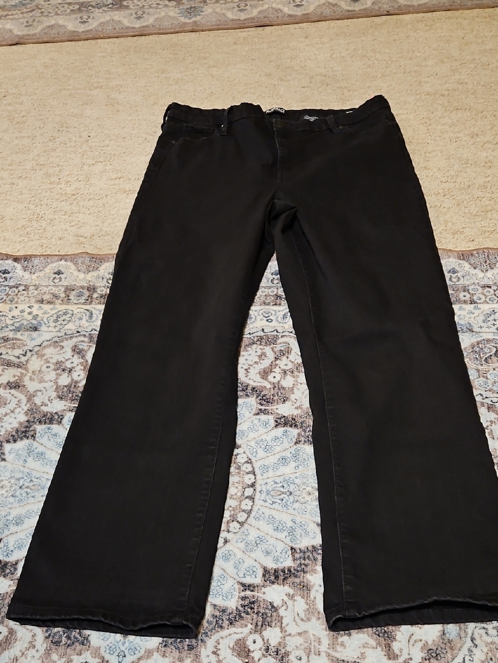 Buffalo David Bitton Black Jeans with Branded Waistband